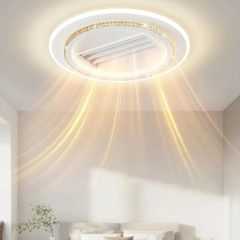 Luxury Crystal Bladeless Ceiling Fan 4