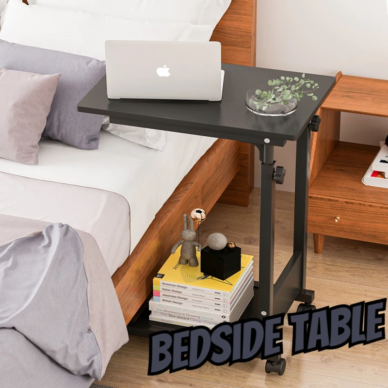 

Bedside Table Portable Simple Desk Notes Computer Table Table Free Lifting Care Table Lazy Convenient Table Office Furniture
