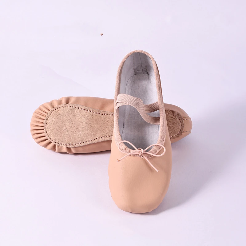 Women's Ballerinas for Women Danseuse PU Leather Professional Dancers for Girls Children Soft Soles Children Kids Dance Shoes spring autumn baby girl pu leather shoes kids shoes for girl children flowers princess girls dance shoes children leather shoes