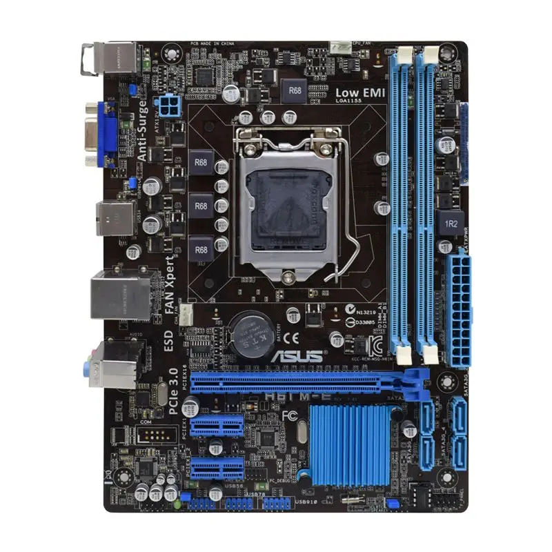 ASUS H61M-E Motherboard 1155 Motherboard DDR3 Support Xeon 1230 v2 Processor LGA 1155 Intel H61 16GB PCI-E 3.0 X16 VGA Micro ATX