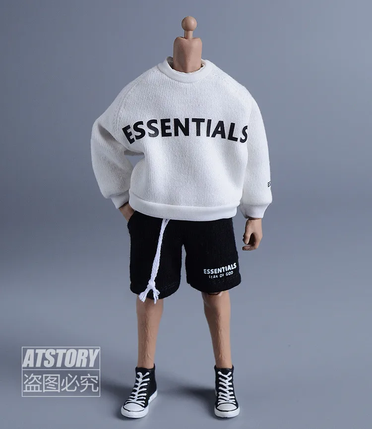

ATSTOYS 1/12 модная спортивная толстовка с длинным рукавом