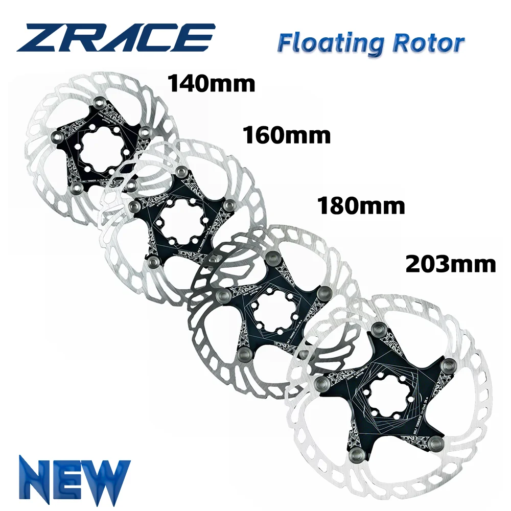 Zレースバイクブレーキローター,フローティングで強力な熱放散,160mm
