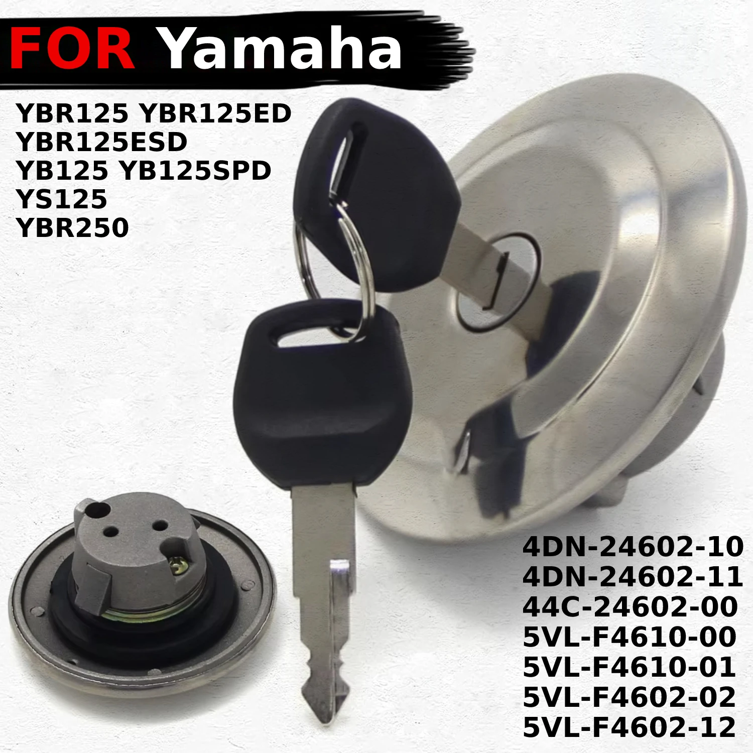 しゅう オートバイイグニッションスイッチ燃料タンクキャップ ヤマハ YBR125