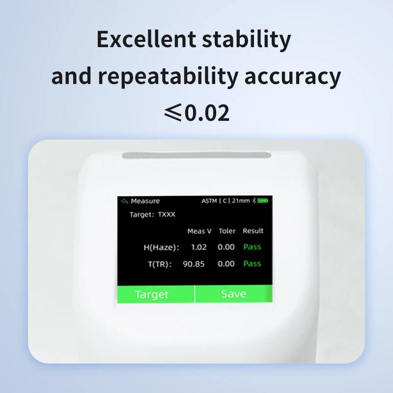 CHNSpec handheld haze meter DH series thin film plastic diffusion plate transmittance portable transmittance haze meter 2