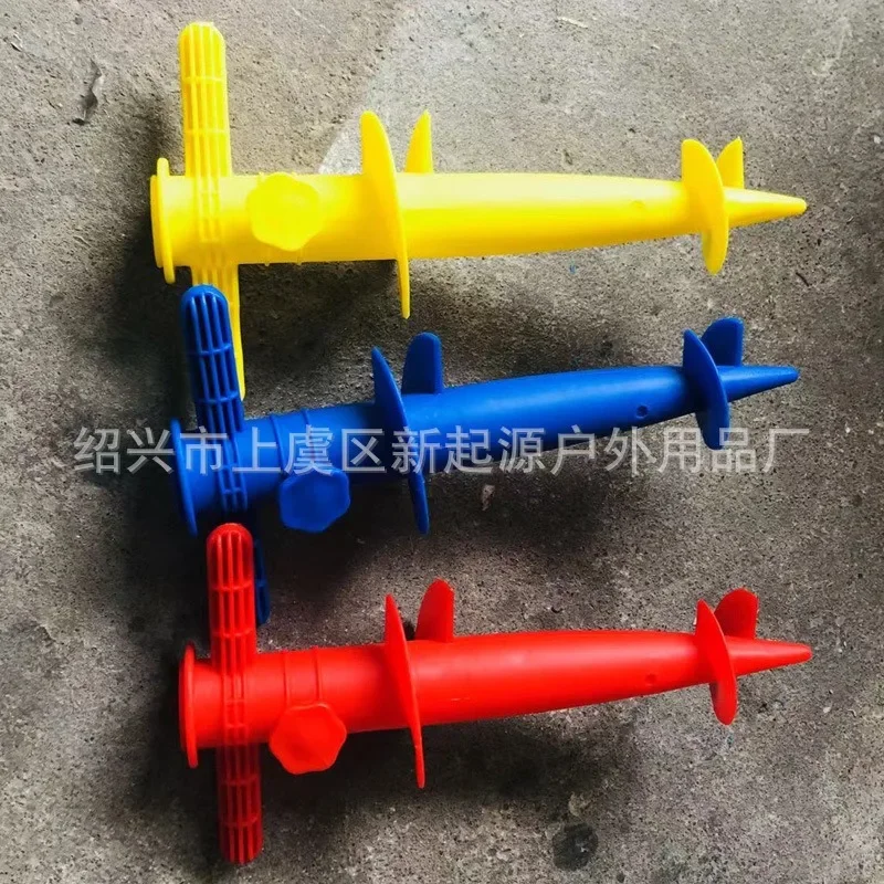 태양 해변 파티오 모래 바닥용 우산 받침대, 플라스틱 야외 가구, 마당 정원, 야외 생활 액세서리, 31x17 cm, 1pc