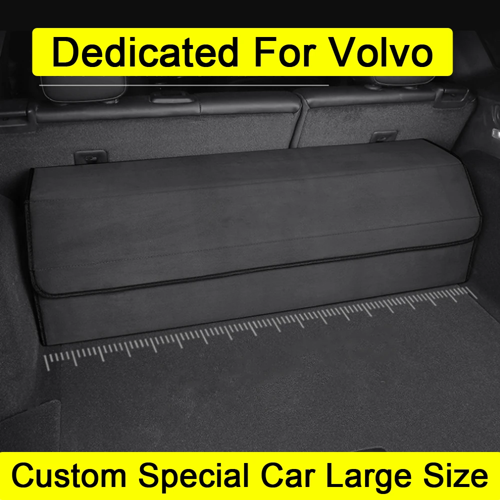 

Специальный органайзер для багажника автомобиля, коробка для хранения большой емкости для Volvo V50 V60 XC40 XC60 XC70 XC90 S60 S90, аксессуары