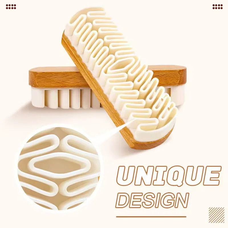 Interior Cleaning Brush 2Pcs Car Suede Interior Cleaning Brush Suede Deerskin Plush Fabrics Beauty Care Brush Car Upholstery Clean Tools
