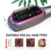 Straightener Hair Comb Heating Comb Hair Straightener Dryer and Straightening Brush Electric Comb Brush One Step Salon Hair 2
