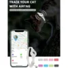 For Air Tag Pet Collar for cats dogs, Reflective Kitten Collar with Airtag Holder and Bell for Girl Boy Cat, Safe Breakaway 6