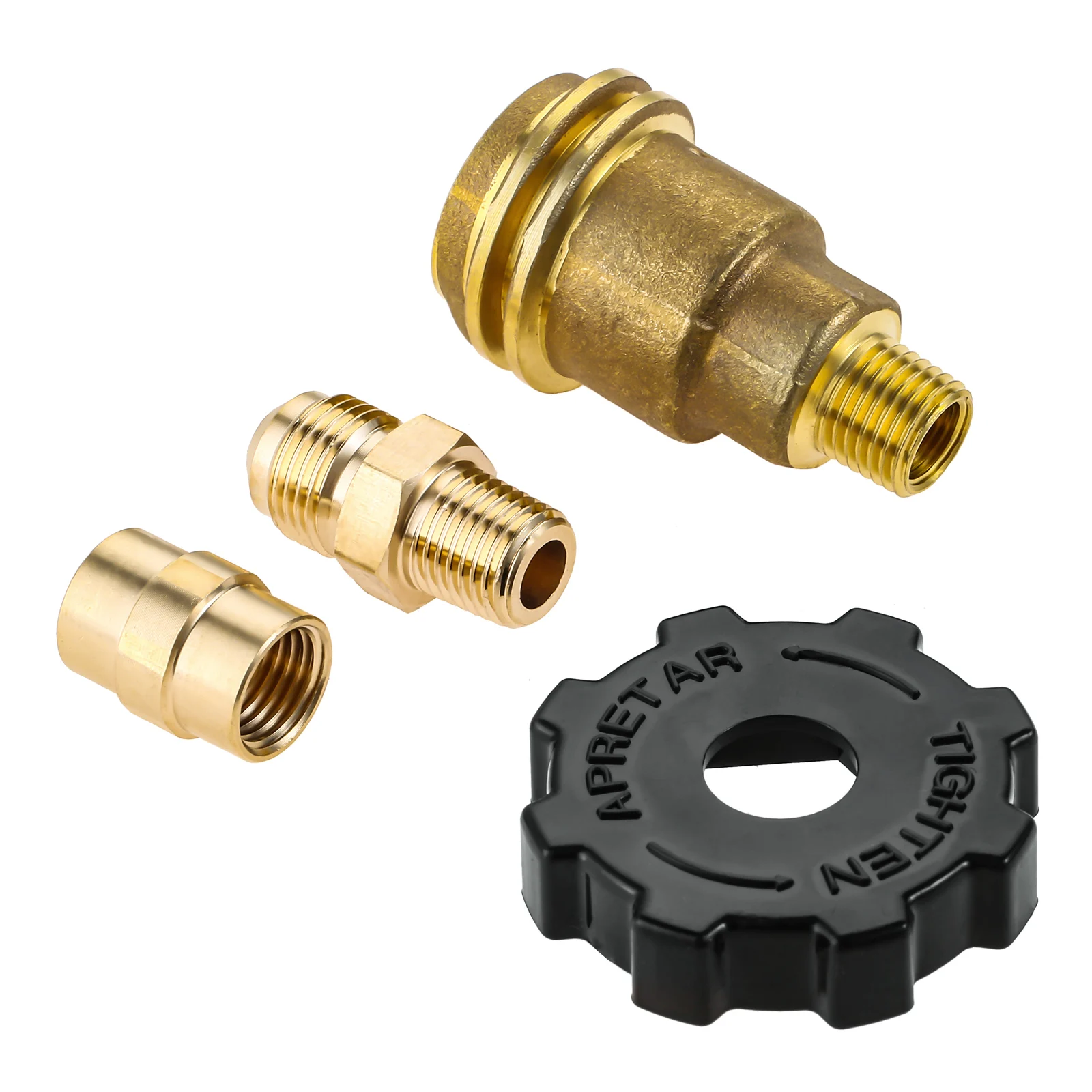 

3 шт., QCC1, внешний диаметр резервуара для пропана, латунь 1/4x1/4 дюйма NPT, наружная резьба 3/8 дюйма, наружная резьба 1/4 дюйма, наружная труба для кемпинга, гриля, плиты