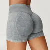 83807-06197a.jpg Short de Yoga taille haute pour femmes, délavé au sable, short d'entraînement, Fitness, levage des fesses, Fitness, Yoga, gymnastique, course à pied