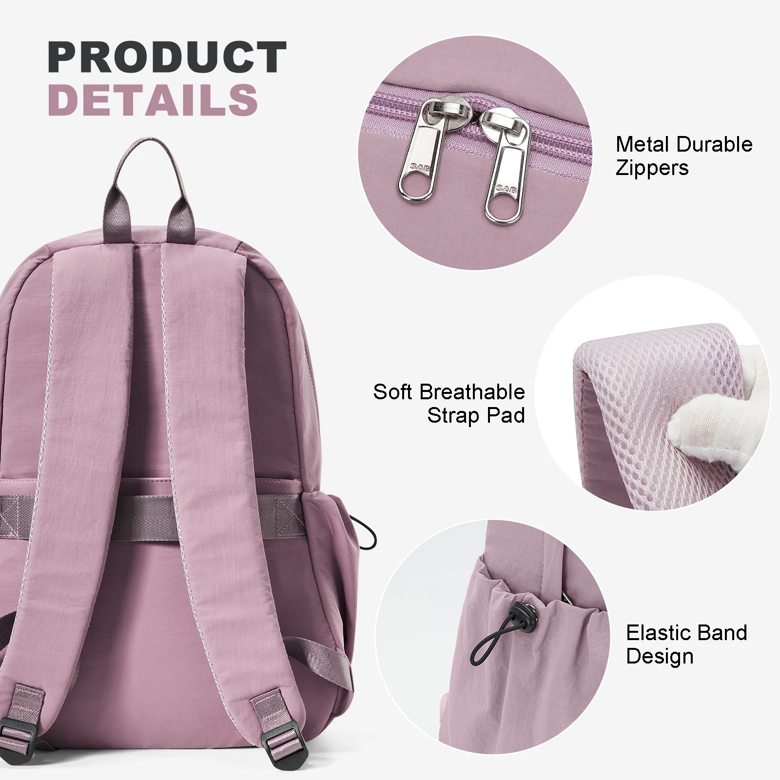 Laptop Backpacks 15.6 Inch College School Backpack for Women Bag, Men Anti Theft Travel Work Daypack, Large Bookbags for Teens