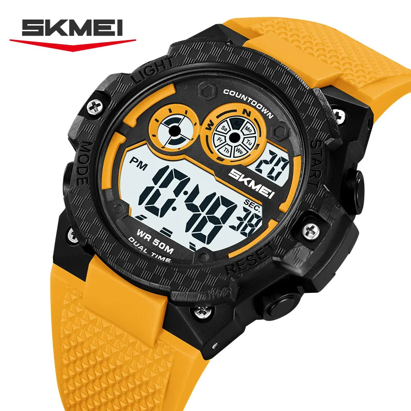 SKMEI 2337 Fashion Men's Digital Wrsitwatch Luminous Calendar Multifunction Waterproof Outdoor Sports Electronic Watches for Man