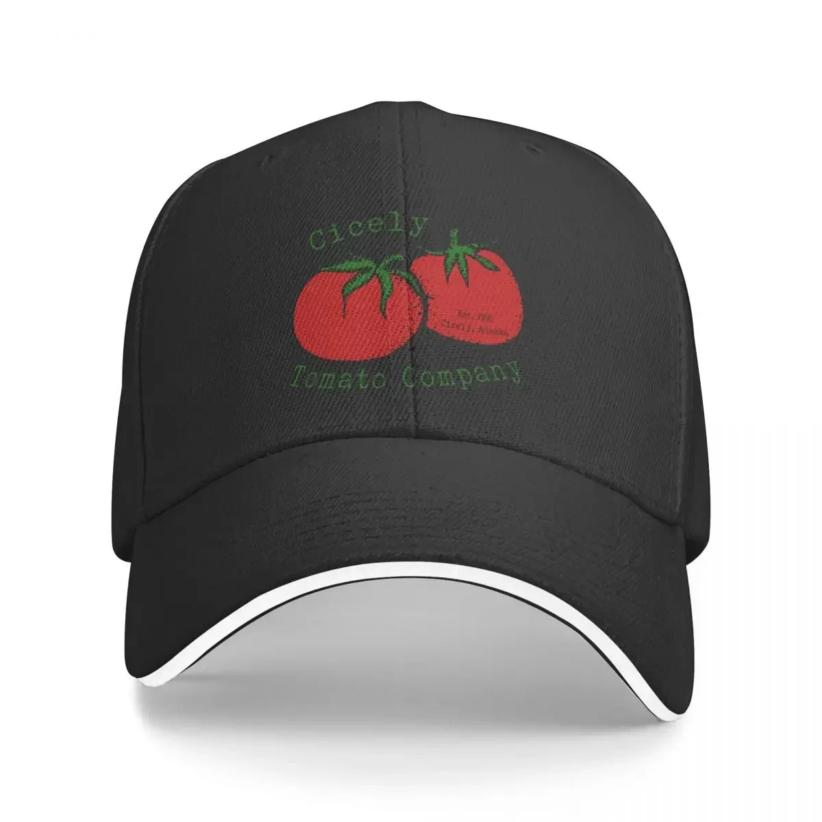 

New Cicely Tomato Company Northern Exposure Roslyn Baseball Cap Beach Bag Golf Hat Man Baseball Cap Men Women's