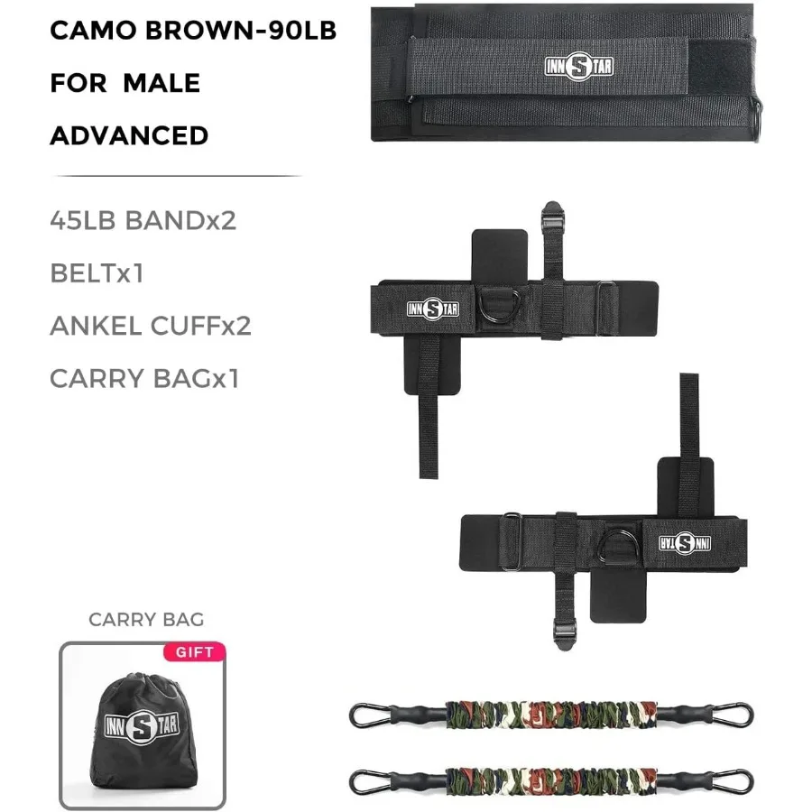 Vertical Jump Trainer Leg Strength Resistance Bands Set for Basketball Triple Jump Football Volleyball Training Provide of Custo