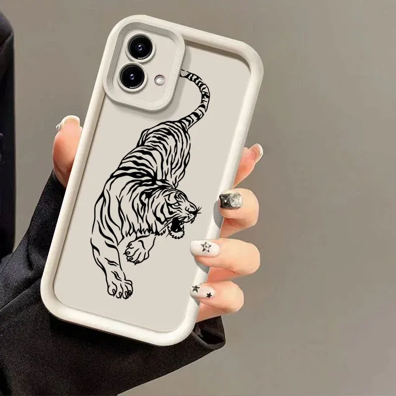Fashion Fox Dragon Tiger Phone Case Cover