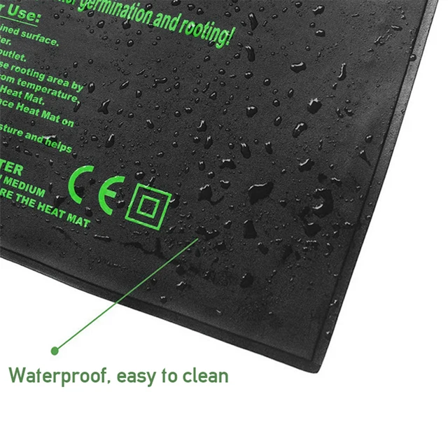 52X24Cm Palánták Hőszőnyeg Vízálló Növényi Vetőmag Csírázási Terjedése Klón Indító Meleg Pad Szőnyeg Kerti Készletek Eu/Us Dugó - Image 5