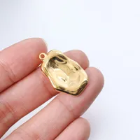 DOOYIO – breloques géométriques irrégulières en acier inoxydable, accessoires de fabrication de bijoux, collier, Bracelet, boucle d'oreille, pendentifs, DIY, 3 pièces/lot 6