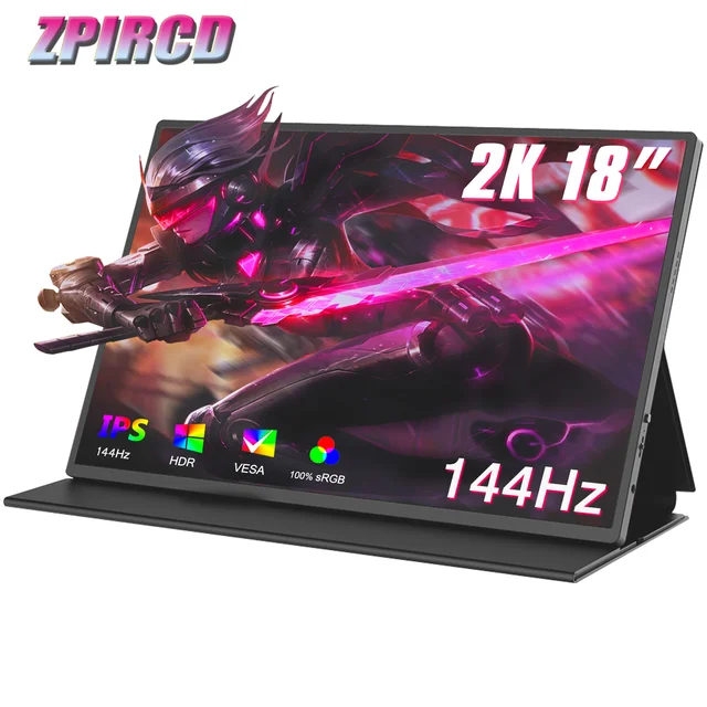 モバイルモニター　ゲーミング　モニター　2k 144hz