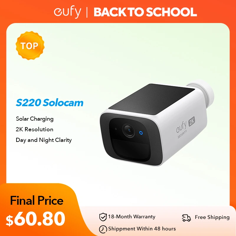防犯カメラ Anker Eufy Security SoloCam S220 eufy Security | SoloCam S220 - eufy US