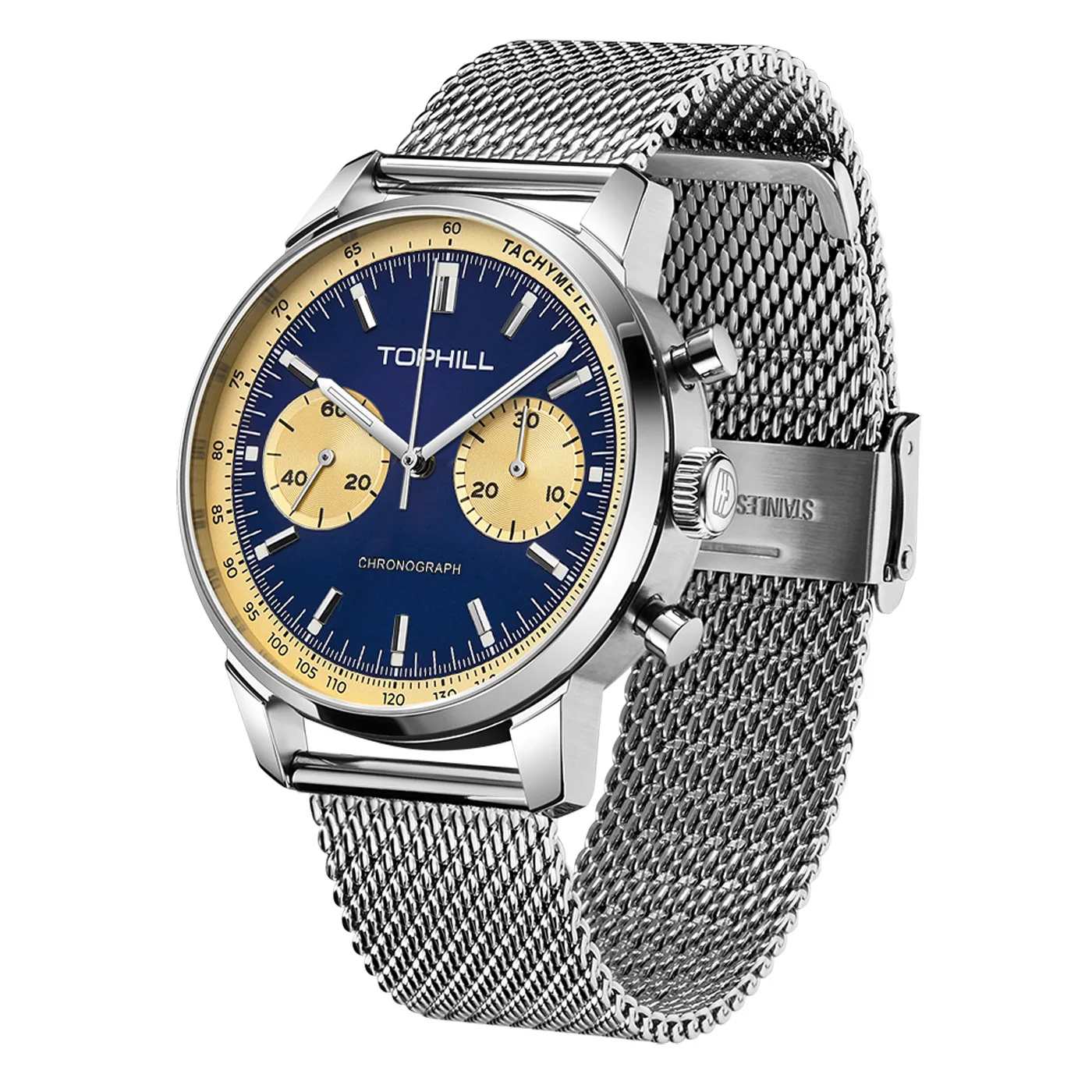 TOPHILL ヴィンテージ レーシング クロノグラフ メンズ メカニカル