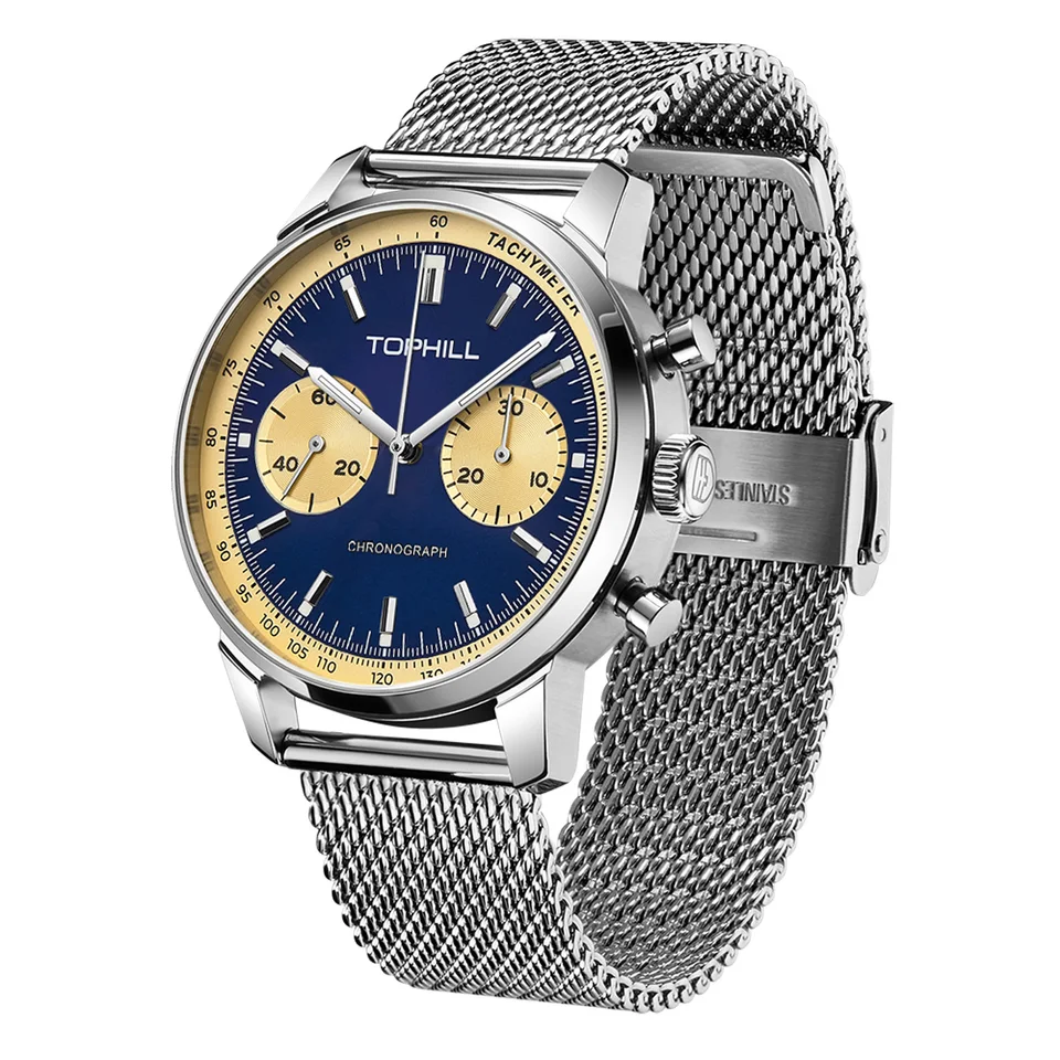 TOPHILL シーガル　ST1901 手巻き　クロノグラフ　機械式腕時計 Amazon | TOPHILL メンズ 機械式腕時計 1963 シーガル ST1901