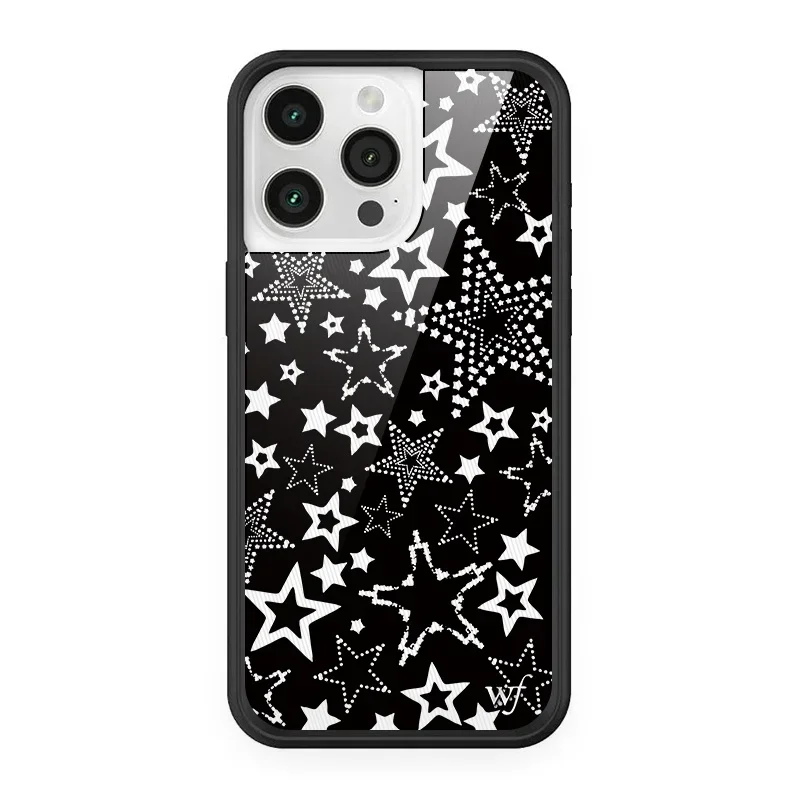 Stylish Wildflower Cartoon Swans & Cute Puppy Phone Case with Deer Cherry Design