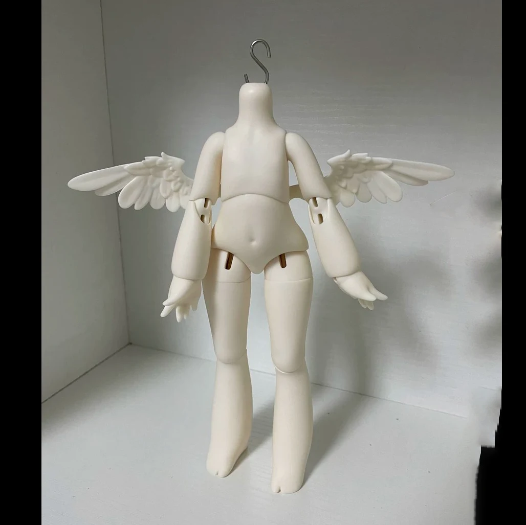 1/6 BJD Puppe Körper Harz Material Verbunden Beweglichen Puppe Körper Mit Engel Flügel Elf Flügel Für 1/6 BJD Puppe – Detail 1