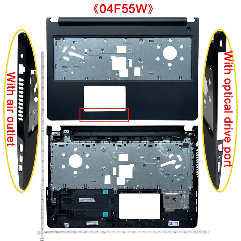 inspiron 15, 3567, 3565, capa superior capa