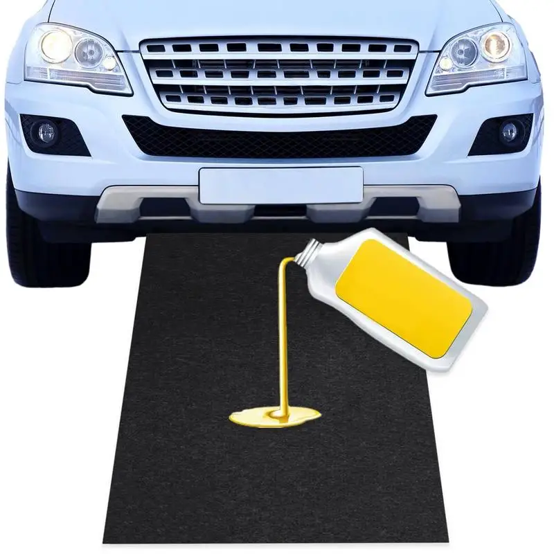 thumbnail image 2 of Under Car Oil Mat Waterproof Under Car Non-Slip Garage Mat Driveway Floor Covering Indoor Outdoor Washable Carpet For Motorbikes 2 of 9