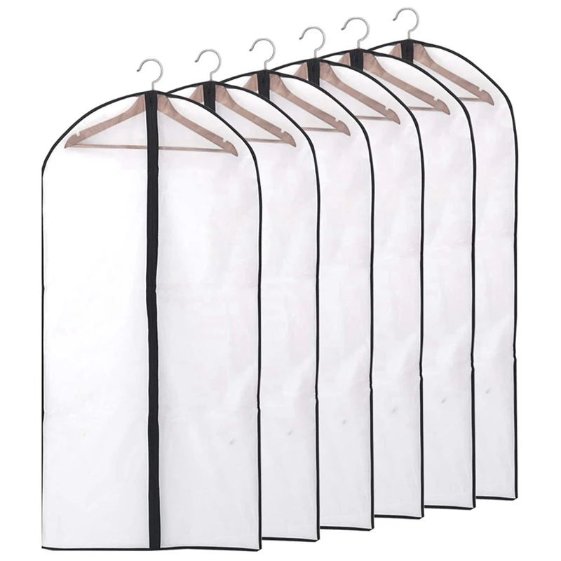 Garment Covers Dustproof Clothes Covers Moth Proof Coat Bag With Zip