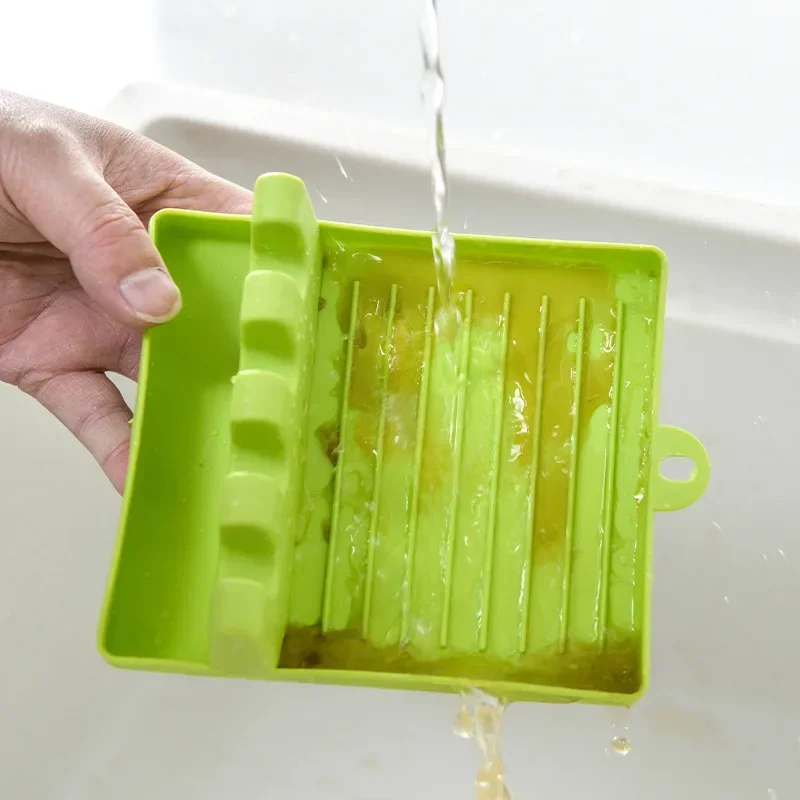 Kitchen Organizer Cooking Utensil Rest Storage with Drip Pad Kitchen Fork Spoon Holders Non-slip Pad Accessories Hot