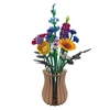 Vase, Wooden Puzzle Vase, Fake Bouquet Building Block Set Display Stand, Gift For Flower Lovers 4