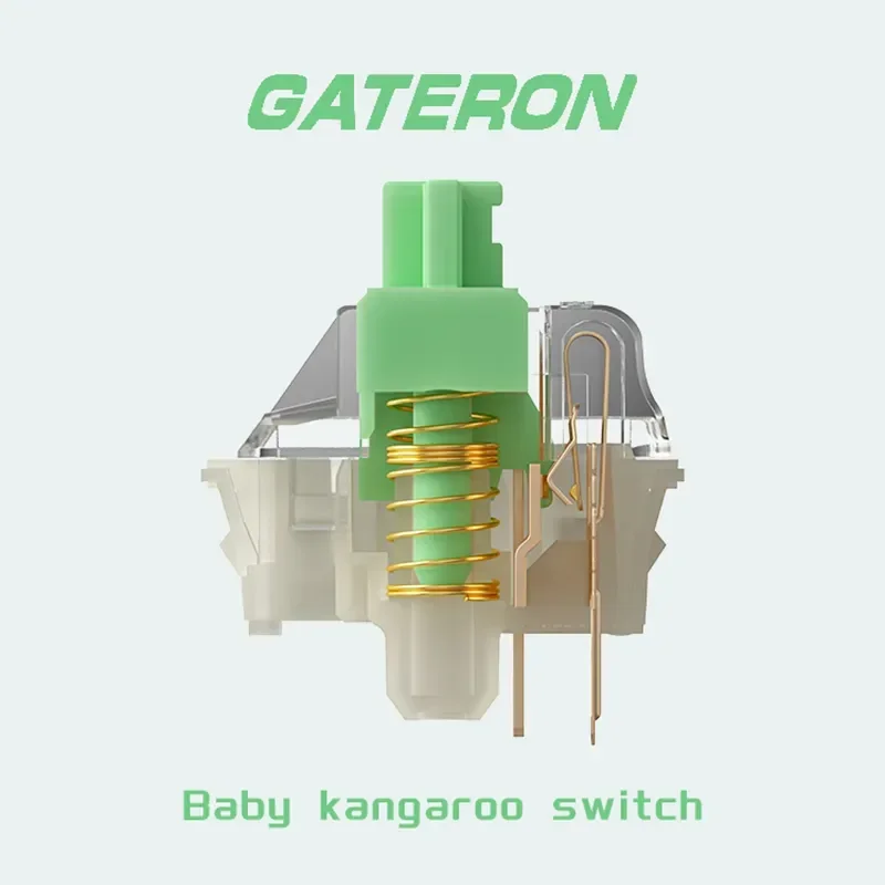 Gateron-baby kangaroo 2.0触覚スイッチ、カスタムゲーミング