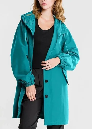 2024 Autumn and Winter New Product Windbreaker Jacket Long Jacket Waterproof  Hooded Trench Coat Large Windproof Jacket 4XL
