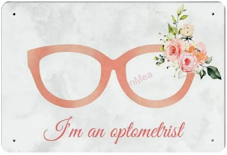 I & Rsquo;M an Optometrist, ретро металлический Оловянная табличка постер, Настенный декор, искусство, потертый, шикарный подарок, подходит