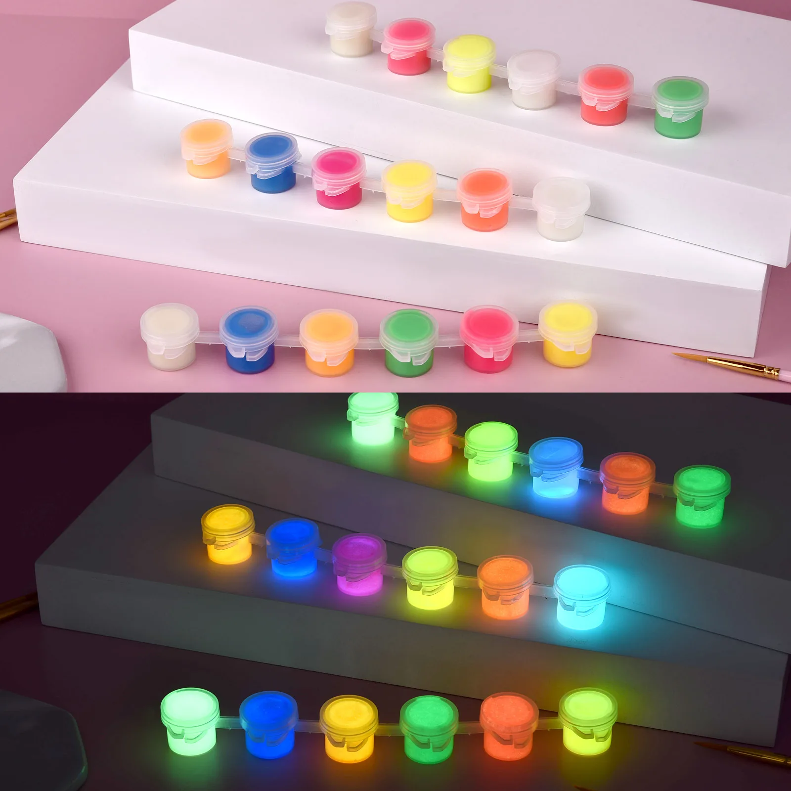 Glow-in-the-Dark Resin Pigment Set 2