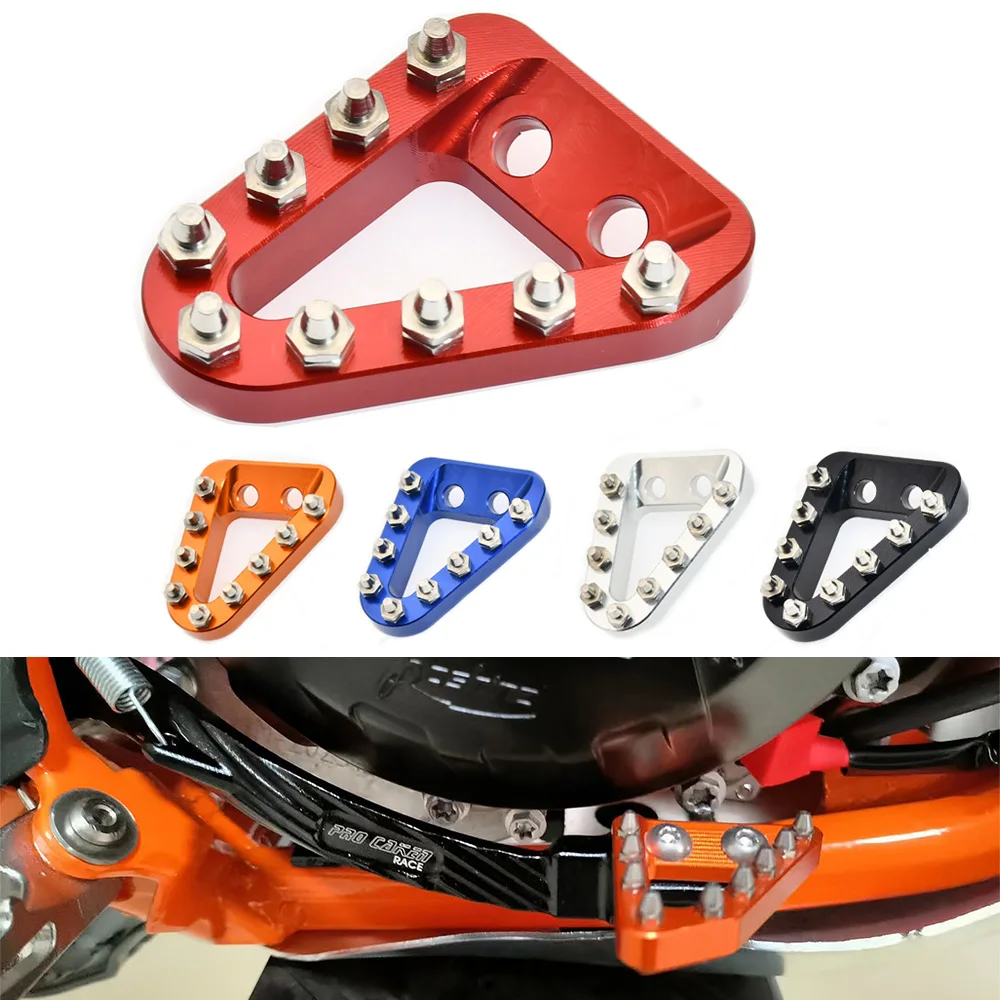 Motorcycle CNC Brake Pedal Lever Tip Plate for GAS GAS GASGAS EX EC MC 125 150 250 300 350 250F 350F 450F F EC300, motorcycle accessories,motorcycle foot pedals