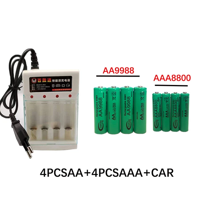 1.2v Nimh AAA Batterie 3a 8800mah AAA Batterie Rechargeable AAA