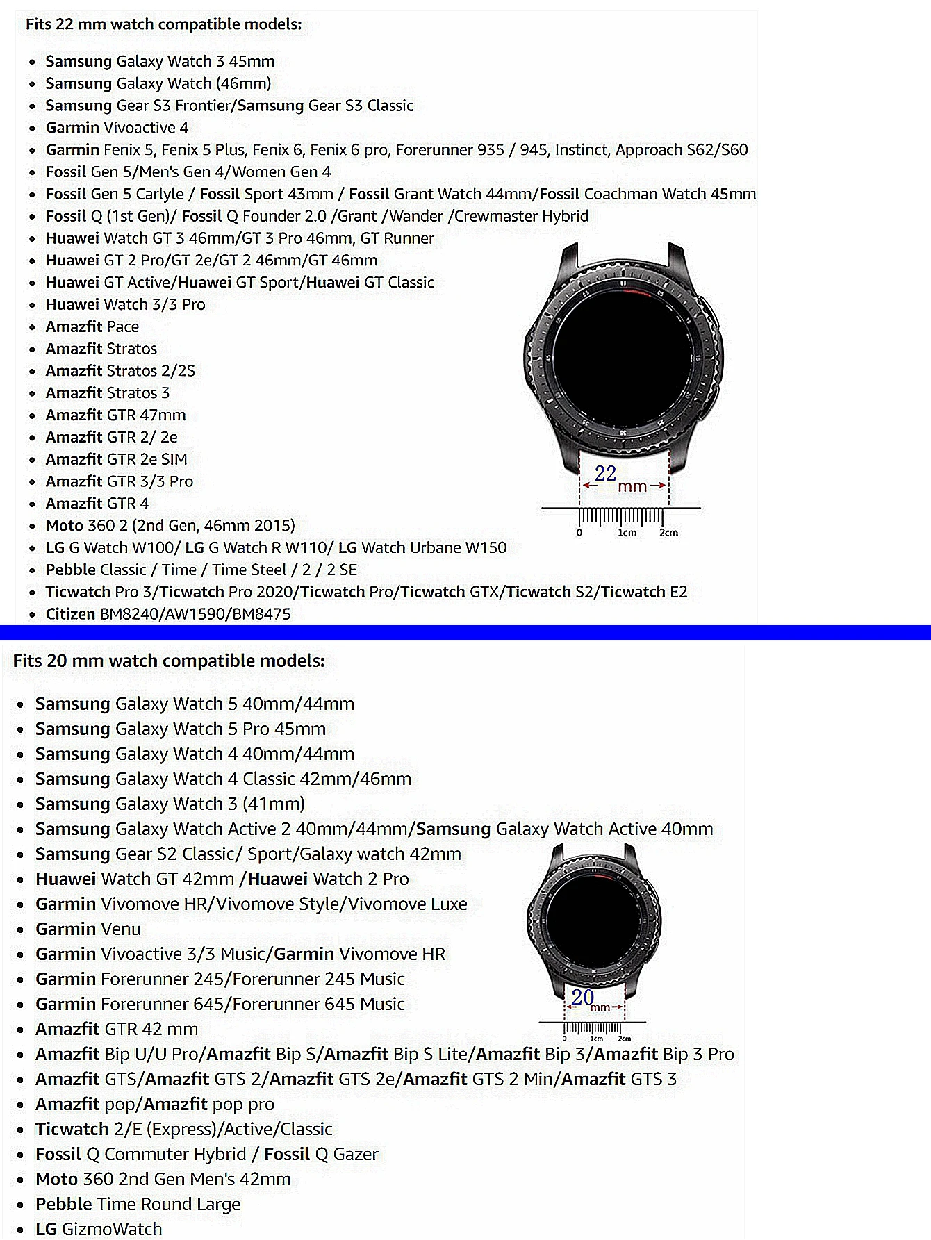 18/20/22 mm verstellbarer geflochtener elastischer Schnellverschluss-Riemen für Samsung/Huawei/Garmin Smart Watch für Damen und Herren, Armbänder, Armband – Detail 3