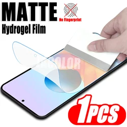 Matte Hydrogel Screen Protector Film - Pack of 1 - 3, Gel Protection - Redmi Note 10 5G (1PCS)