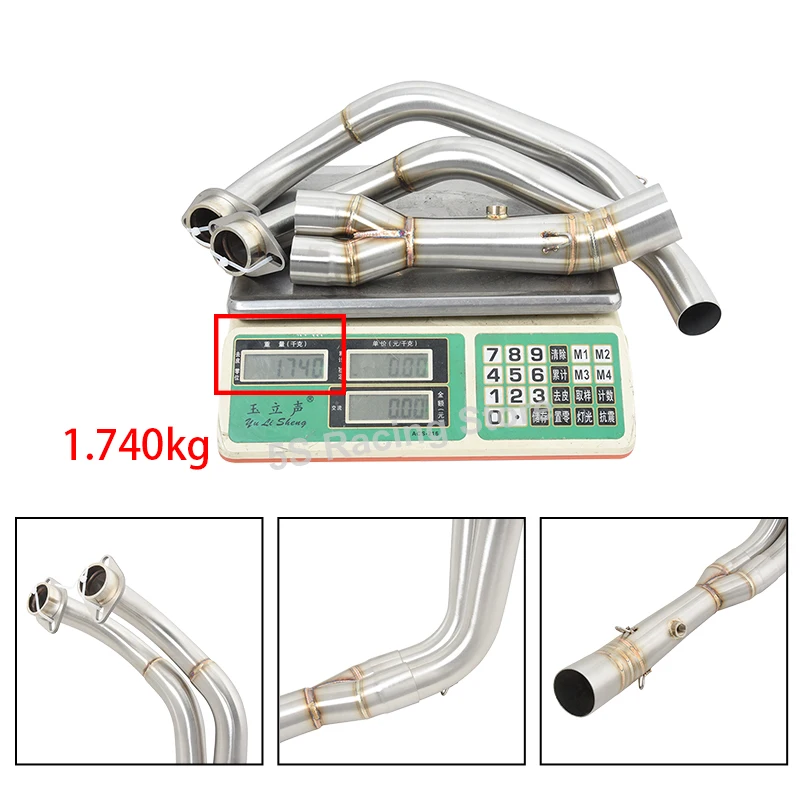 Motorcycle Yoshimura Exhaust For YAMAHA MT07 FZ07 R7 XSR700 2014 2016 - 2020 Full System Escape Modify Muffler Front Link Pipe - Image 3
