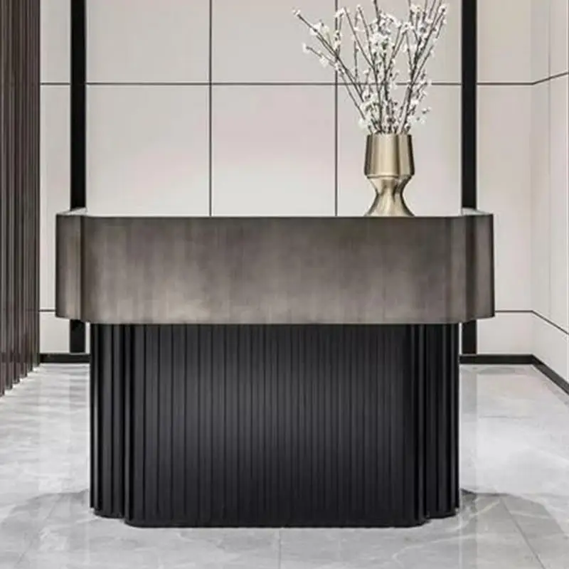 Mobile Small Reception Desk Conference Front Simple Beauty Reception Desks Console Standing Recepcion Mostrador Shop Furniture