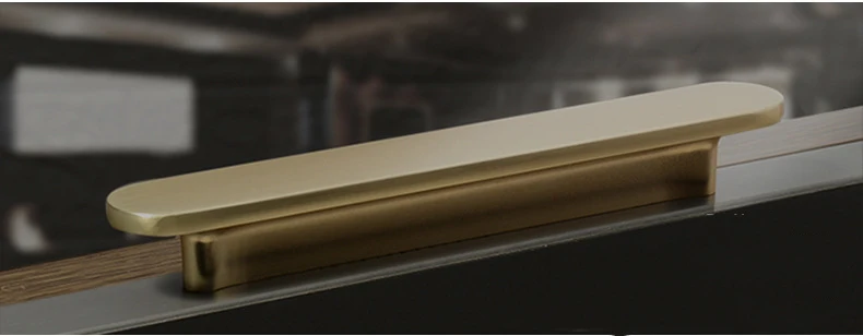 Description Picture 4 of itemLuxury Cabinet, Wardrobe Door Handle, Brushed Gold, Simple Kitchen Cabinet, Drawer Handle, Furniture, Zinc Alloy Small Handle