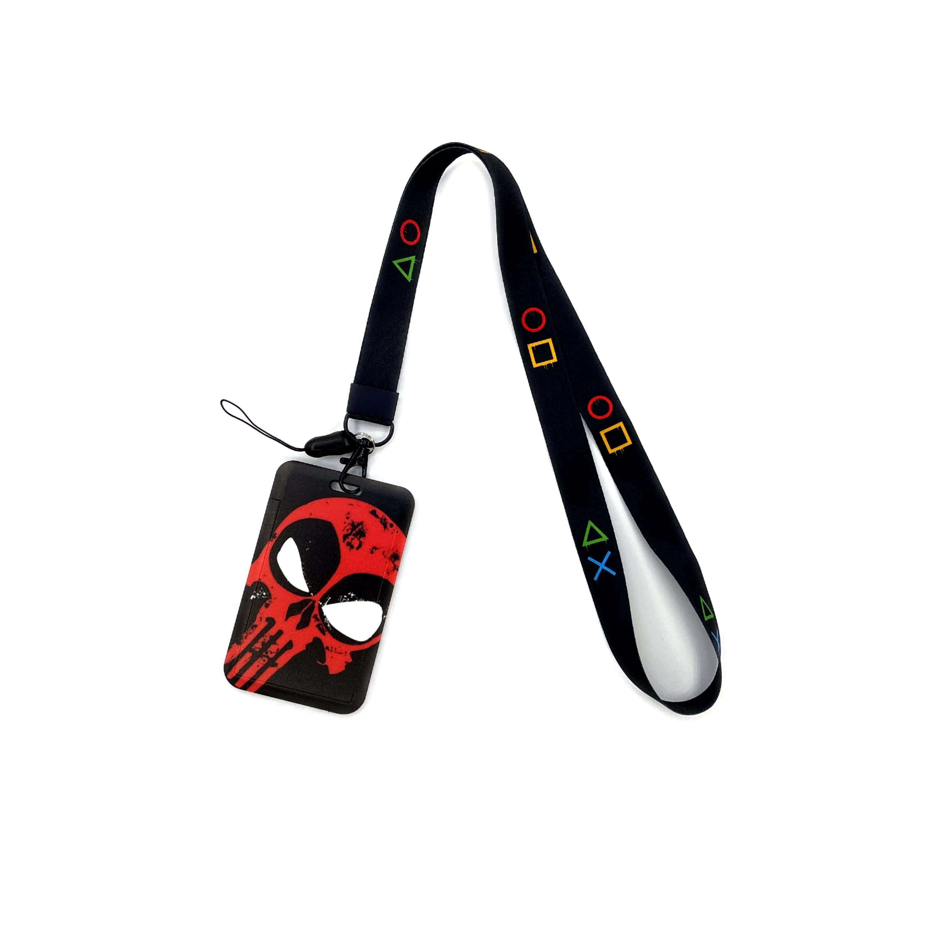 Versatile Card Holder Lanyard with Protective ID Badge and Credit Card Case