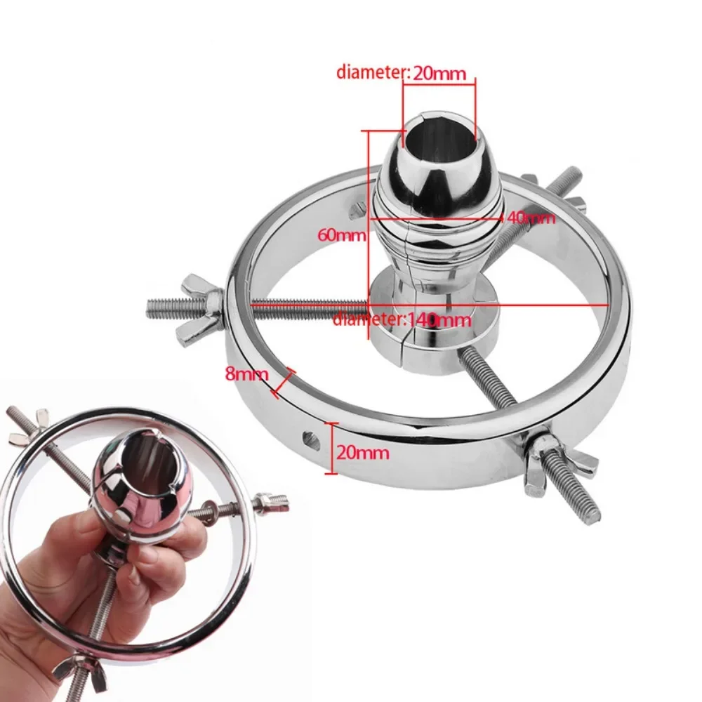 Adjustable Anal Vaginal Dilator Plug Extreme Speculum Chastity Device Butt Plug Sex Toys Unisex Bdsm Extreme Sexual Couples Kit