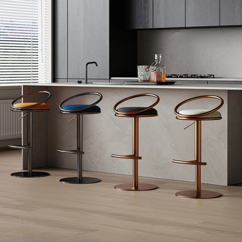 

Waiting Lifting Bar Chair Barrel Waterproof Swivel Round Bar Stool Cushions Mainstays Cadeira Ergonomica Restaurant Furniture