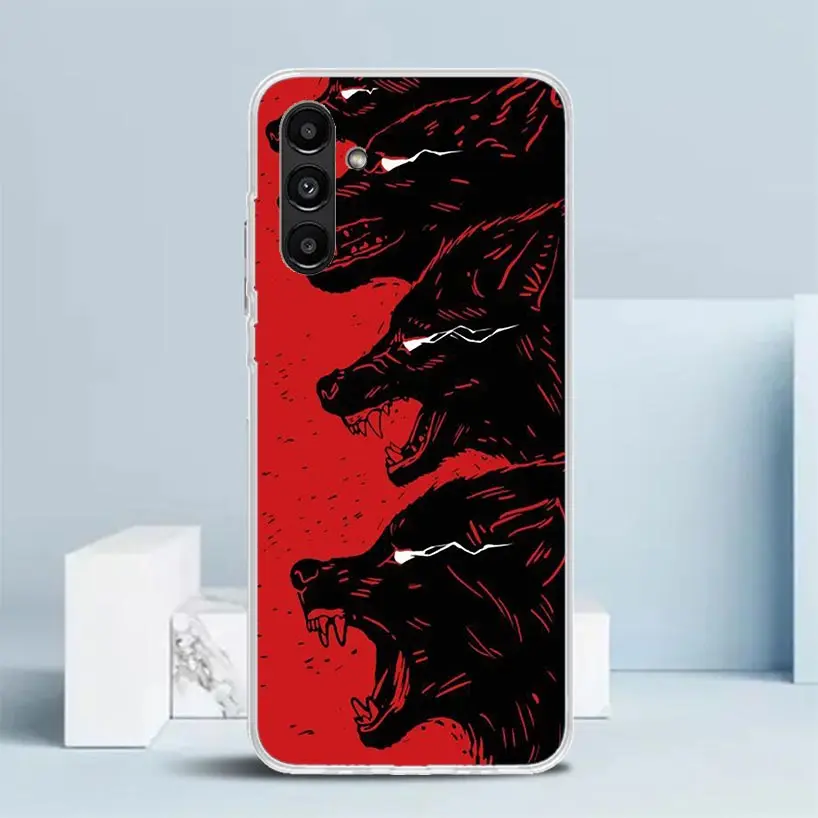 Fierce Wolf Design Phone Case