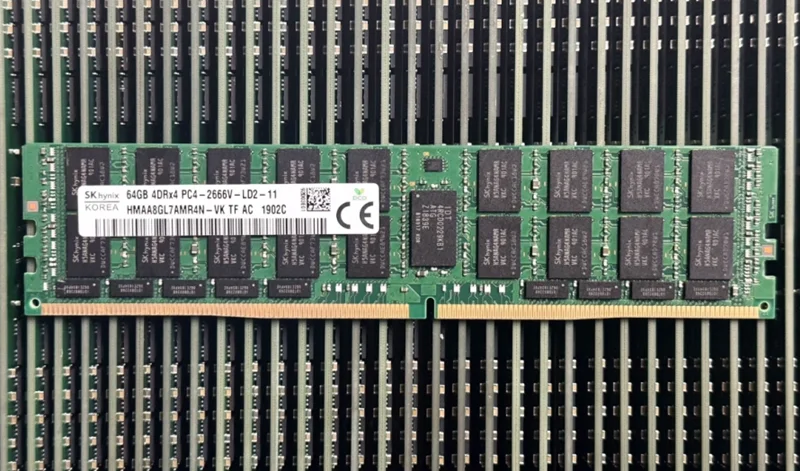 SK hynix DDR4 64GB 2666V 4DRx4 PC4 2666MHz ECC REG LRDIMM RAM