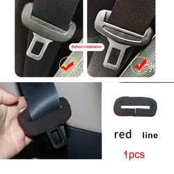 Premium Suede Car Safety Belt Buckle Covers - Universal Fit and Stylish Protection (1pcs)